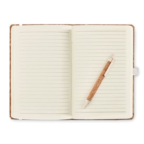 Cork notebook with pen - Image 5
